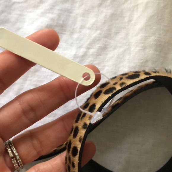 NWT J.Crew thin leopard belts size S - Picture 5 of 6